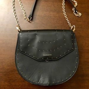 Louise et Cie leather black crossbody